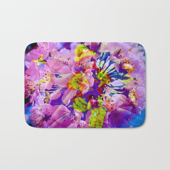 flowers magic Bath Mat