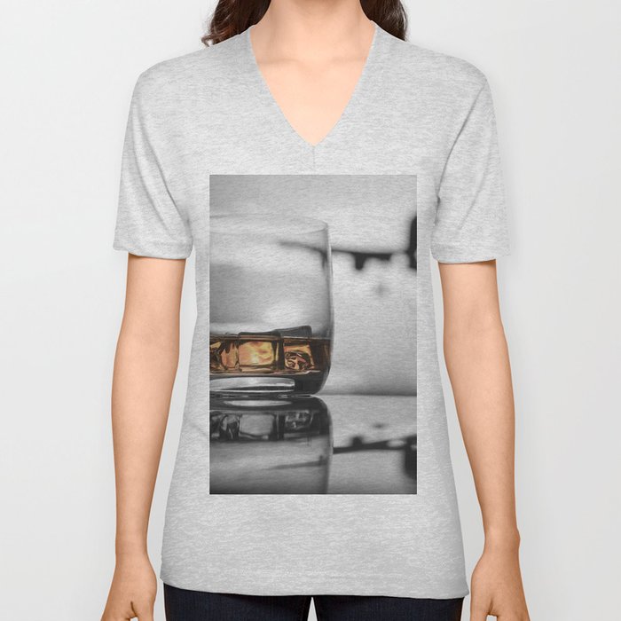 Airport on Ice V Neck T Shirt