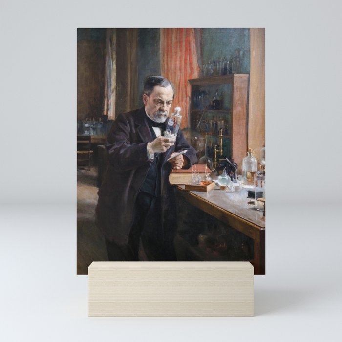 Albert Edelfelt - Portrait of Louis Pasteur Mini Art Print