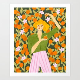 Orange Dream Art Print