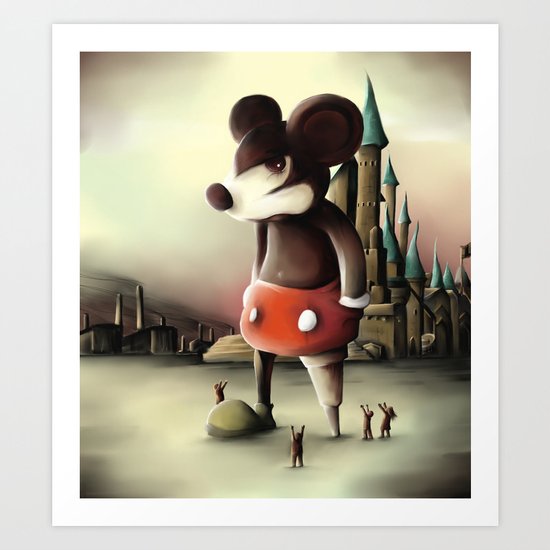 Mickey's Kingdom Art Print