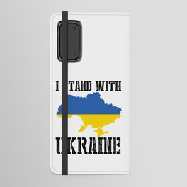 I Stand With Ukraine Android Wallet Case