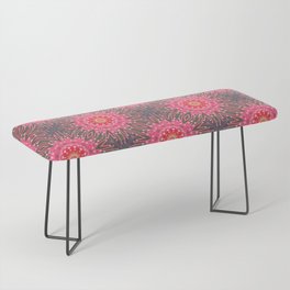 Stylised Gum Blossom Flowers Bench
