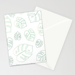 Monstera Leaf Stationery Cards