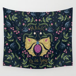 Magic is In You | Blue Wall Tapestry