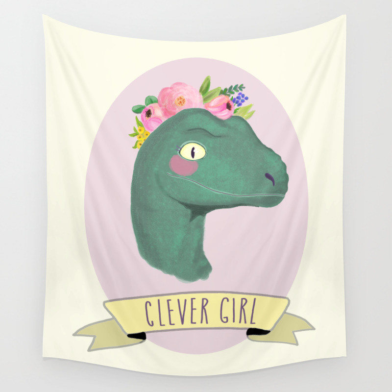Clever Girl Dinosaur Jurassic Park Gift For Her Boho Baby