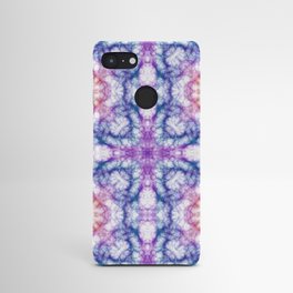 Blue and Purple Shibori Tye Dye style Art Android Case