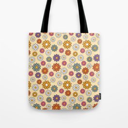 BLOOMING RETRO VIBES Tote Bag