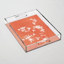 Monograph, Orange Flowers Acrylic Tray