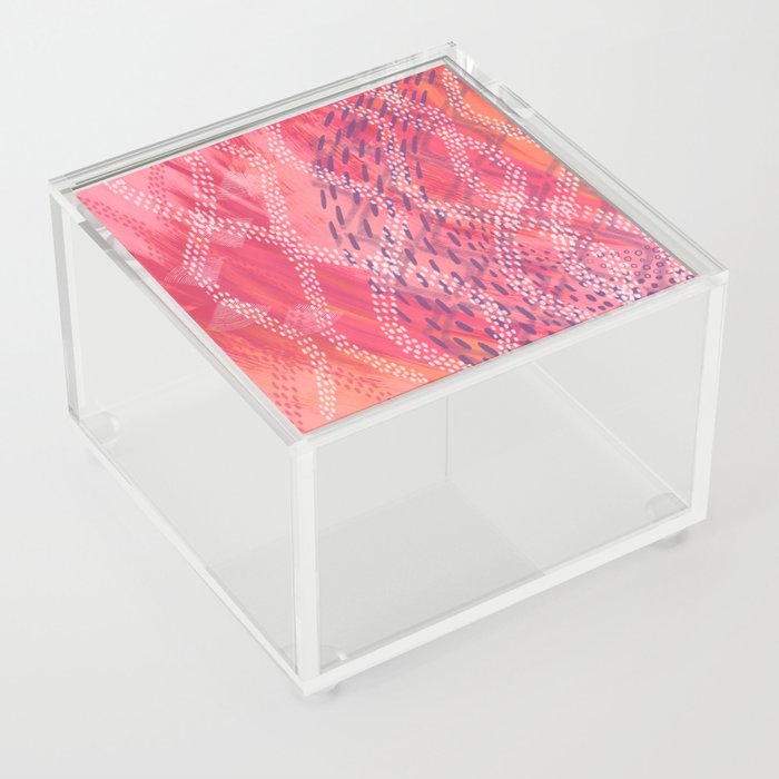 Dotted lines Acrylic Box