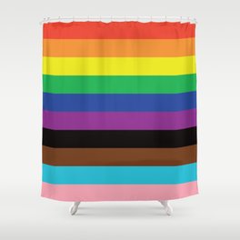 LGBT LGBTQB+ FLAG RAINBOW PRIDE LGBTQ LGBTQ+ Shower Curtain