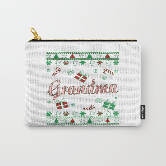 Grandma Christmas Carry-All Pouch
