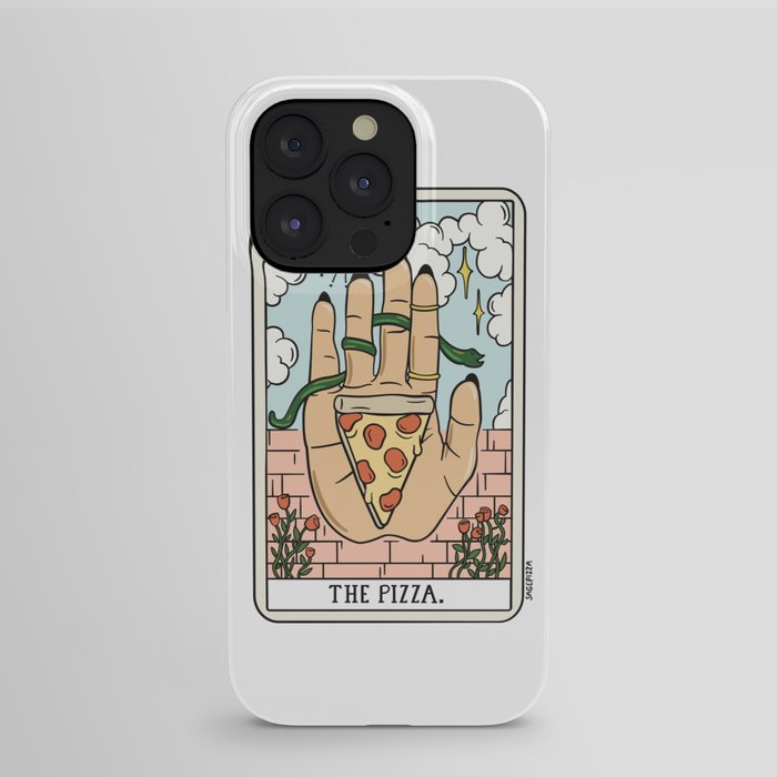 PIZZA READING (LIGHT) iPhone Case