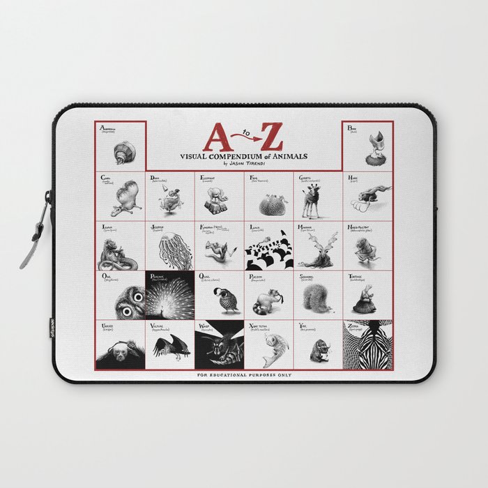 A-Z Animals Laptop Sleeve