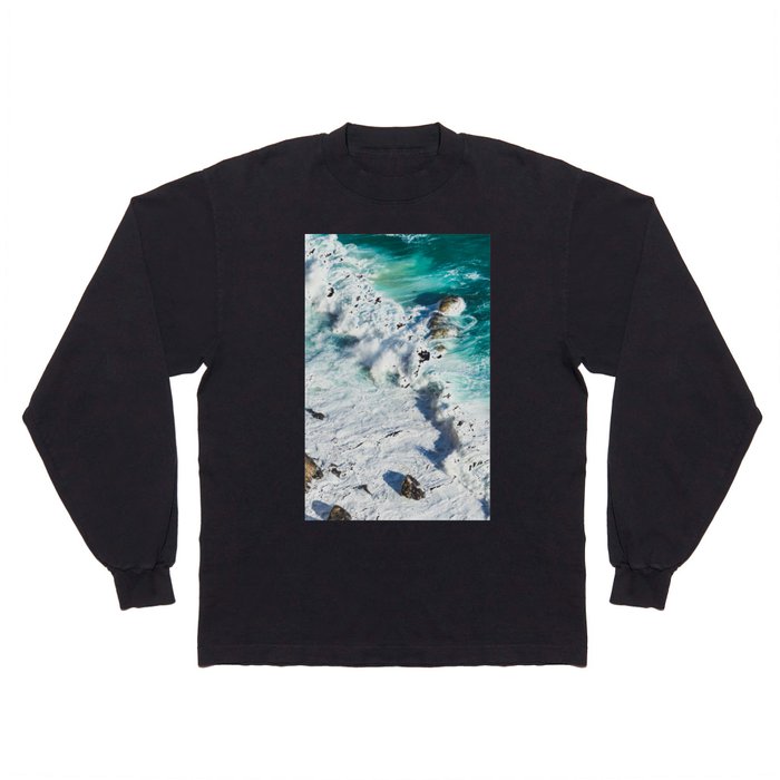 Wave Break - Ocean Shores Long Sleeve T Shirt
