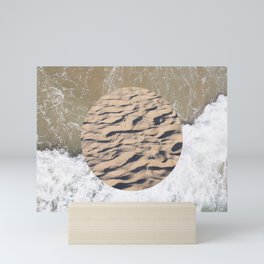 Sand On Ocean Mini Art Print