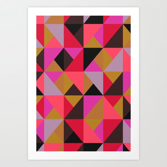 colour + pattern 19 Art Print