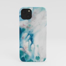Waves of turquoise iPhone Case