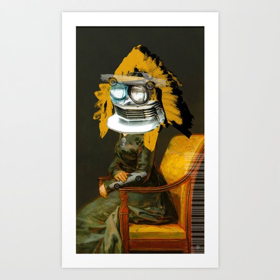 I´m in love with my car Art Print