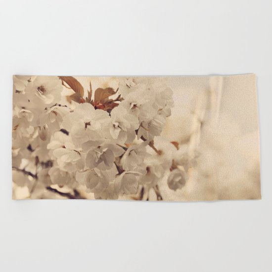 Hello Spring #6 Beach Towel