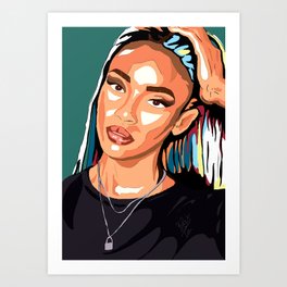 Beauty African woman Art Print