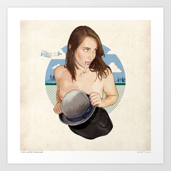 Miss North Carolina Art Print