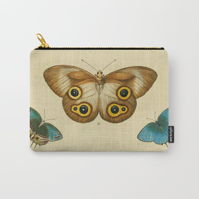 Naturalist Butterflies Carry-All Pouch