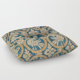 18th Century Spanish Textile Print Floor Pillow