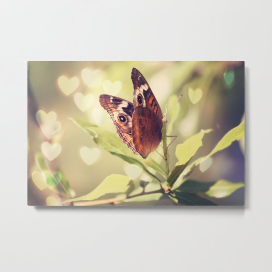 Butterfly Kisses Metal Print