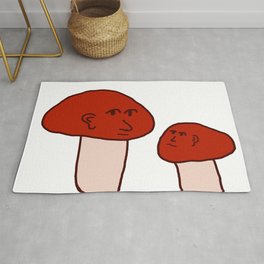contentious shrooms Rug