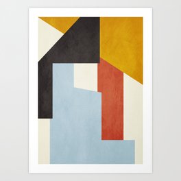 geometric abstract 36 Art Print
