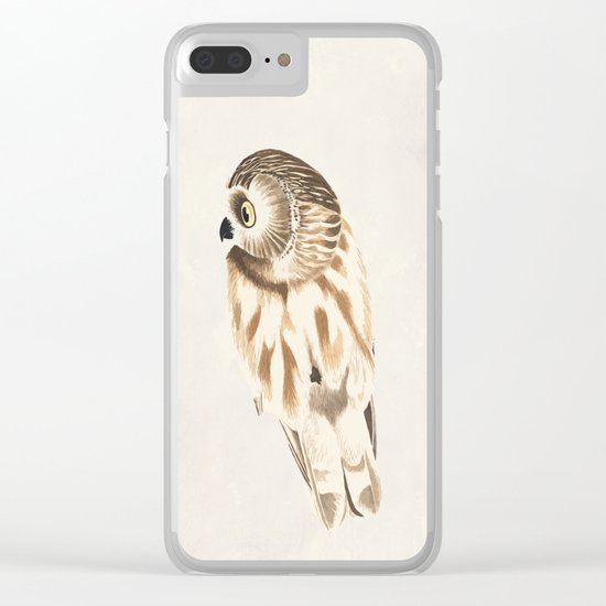 Little Owl Clear iPhone Case