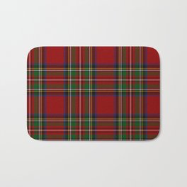 Royal Stewart Tartan Clan Bath Mat | Clan, Curated, Scottish, Checkers, Plaid, Digital, Red, Check, Tartan, Black 