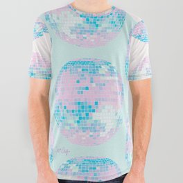 Disco Ball – Pastel All Over Graphic Tee
