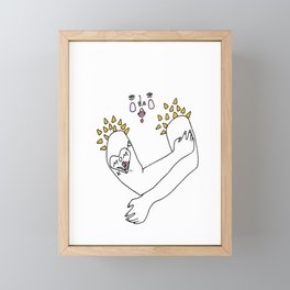 Mom Tattoo Framed Mini Art Print