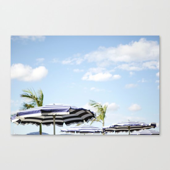 Summer Umbrella Canvas Print