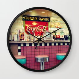 Retro Diner Wall Clocks For Any Decor Style Society6
