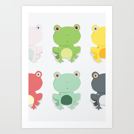 Frogs Art Print