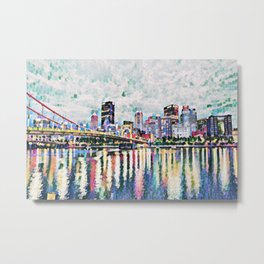 Pittsburgh View from North Shore Metal Print