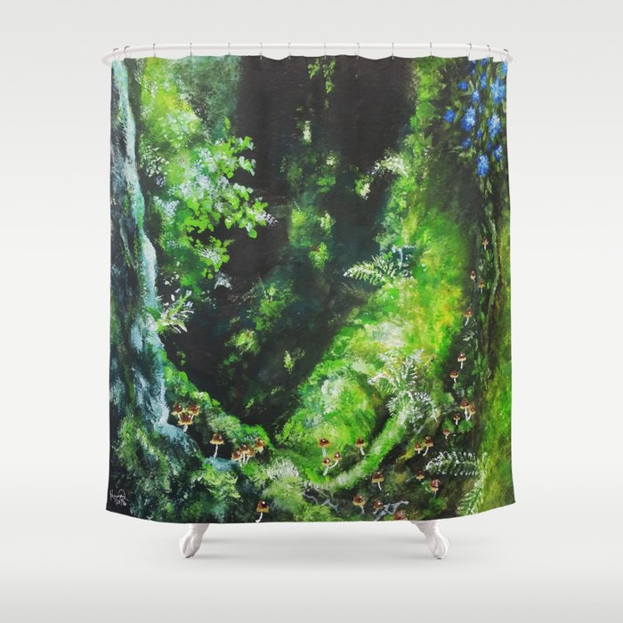 princess mononoke forest Shower Curtain