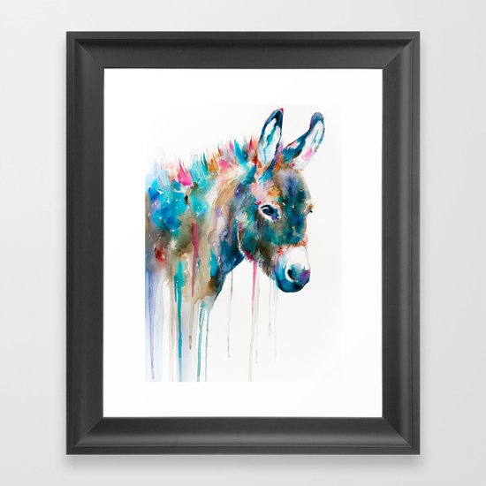 Donkey Framed Art Print