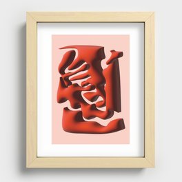 It's twisted Recessed Framed Print