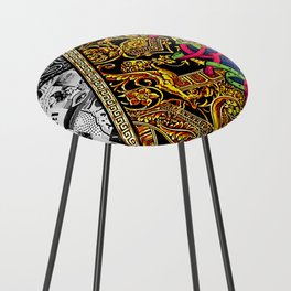  madness in the universe urban theme Counter Stool