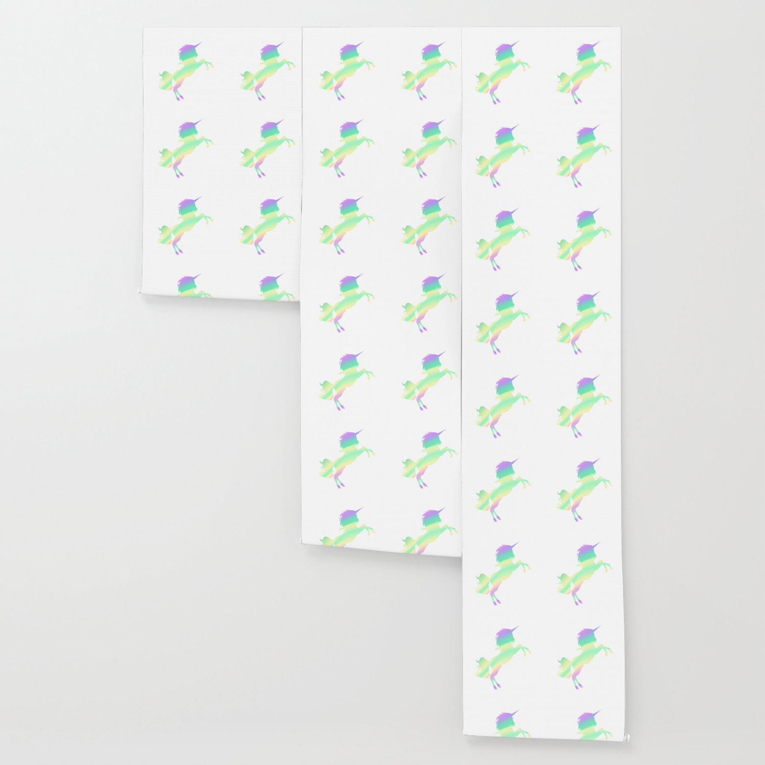 Vaporwave Rainbow Unicorn Print Gift Aesthetic Unicorn Wallpaper