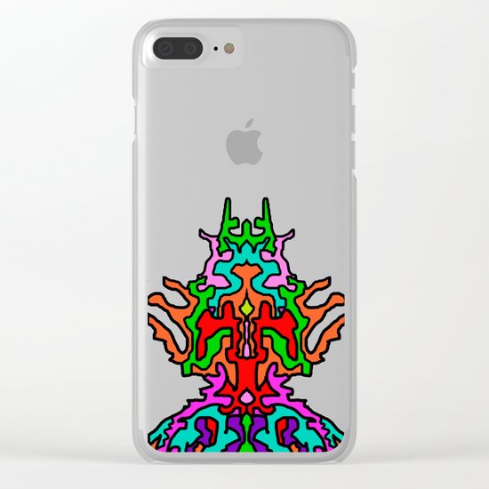 Pop Elisavet | Doodle Mandhala Clear iPhone Case
