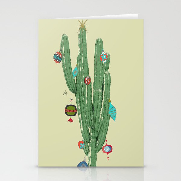 Cactus Christmas Tree 1.0 Stationery Cards