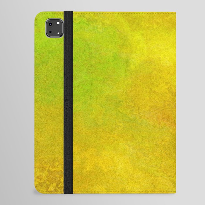 Yellow and Green iPad Folio Case