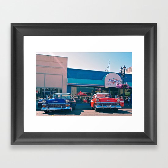 Classic Bel Airs Framed Art Print