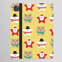 Christmas stars 3 iPad Folio Case