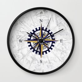 Ice Compass Wall Clock